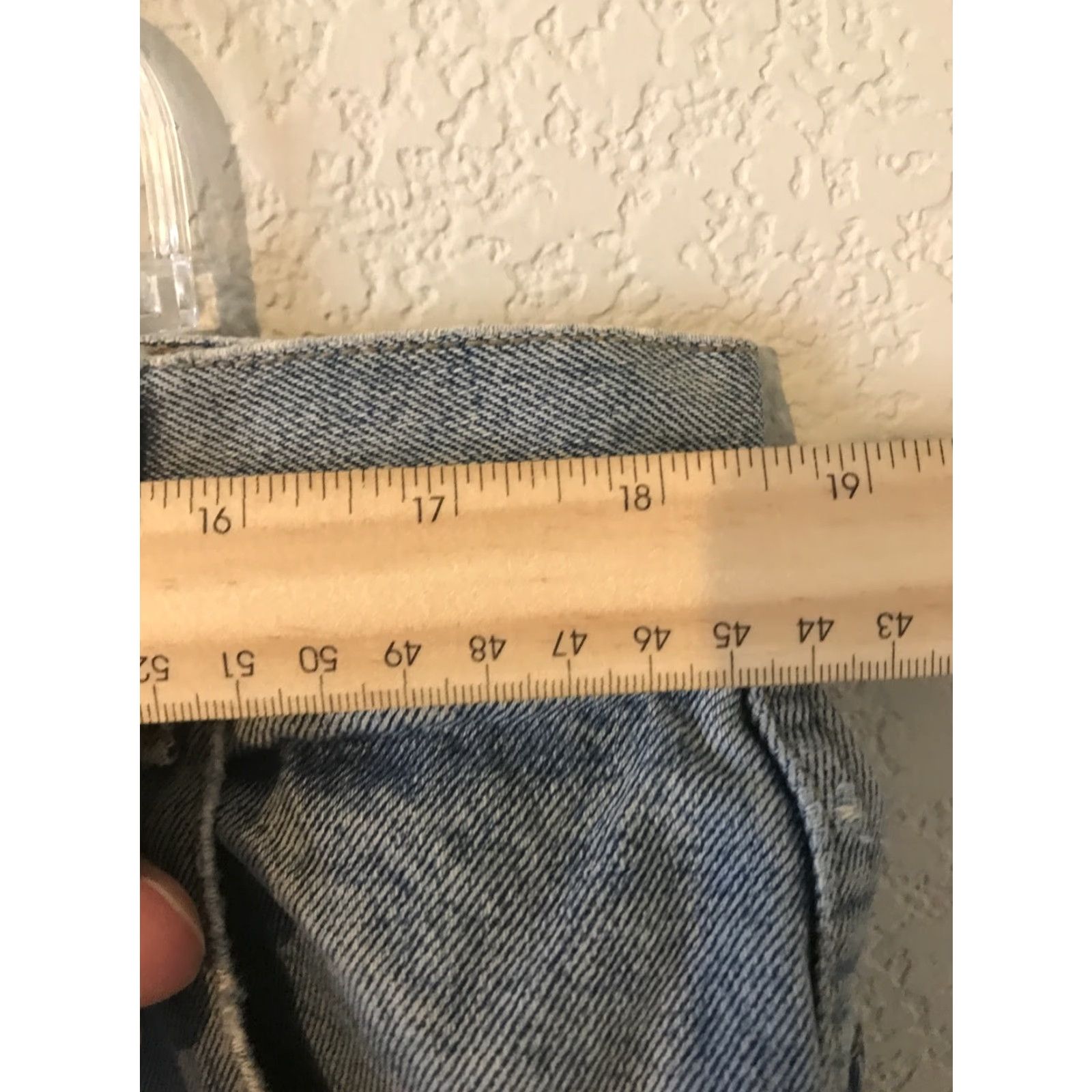 Vintage VINTAGE Solo Semore Denim Bermuda Shorts 40 Men Regular Blue Cotton USA 90s Pockets Size US 40 / EU 56 - 2 Thumbnail