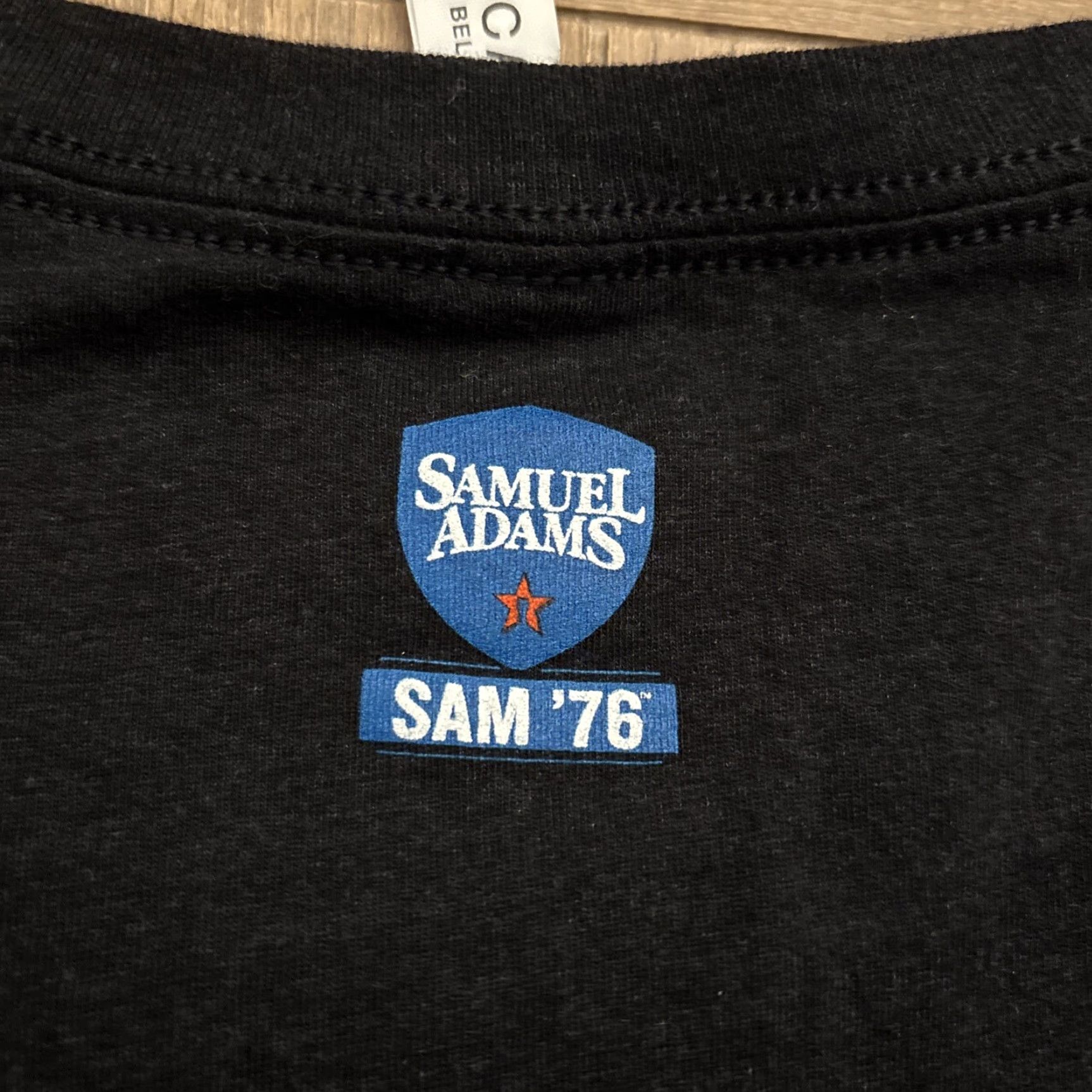 Vintage VINTAGE Samuel Adams T-Shirt 1776 Life Liberty And The Pursuit Of Happiness Dark Gray Size L Mens EUC Size US L / EU 52-54 / 3 - 5 Thumbnail