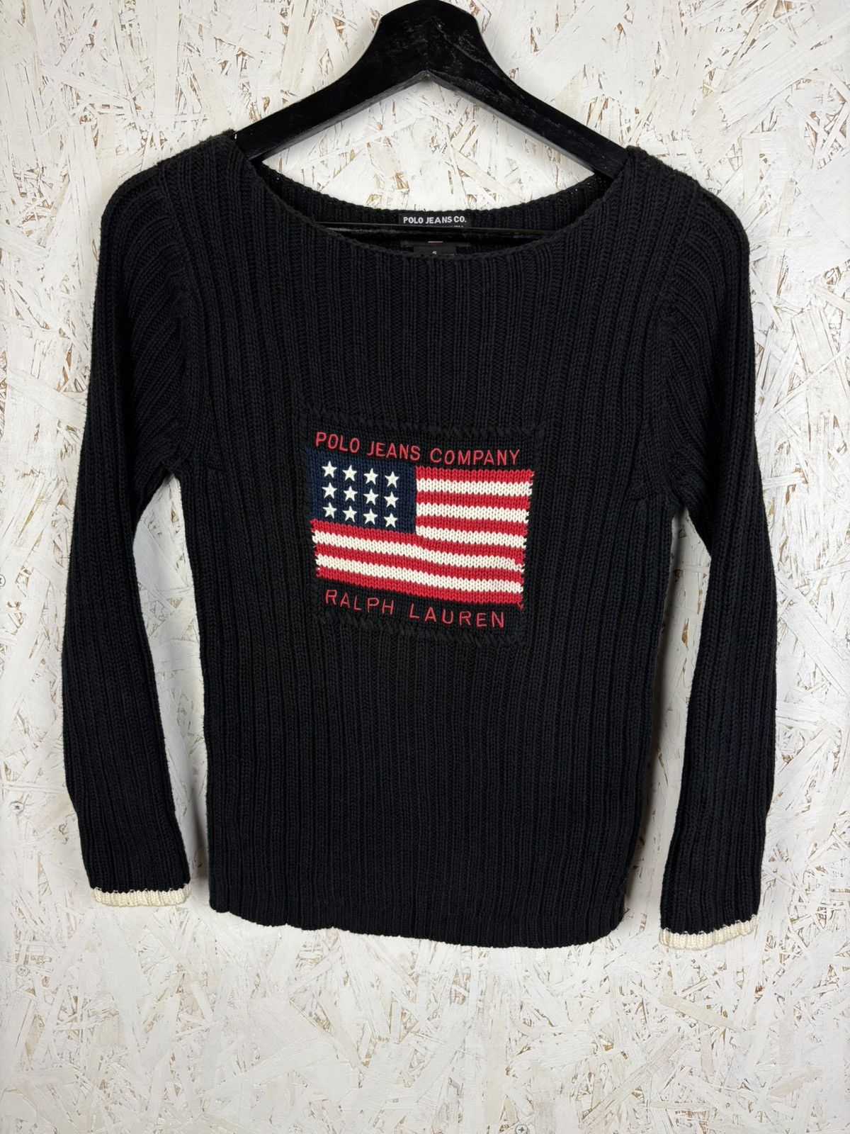 Polo Ralph Lauren Ralph Lauren Iconic American Flag USA Polo Jeans Sweater S Size S / US 4 / IT 40 - 1 Thumbnail