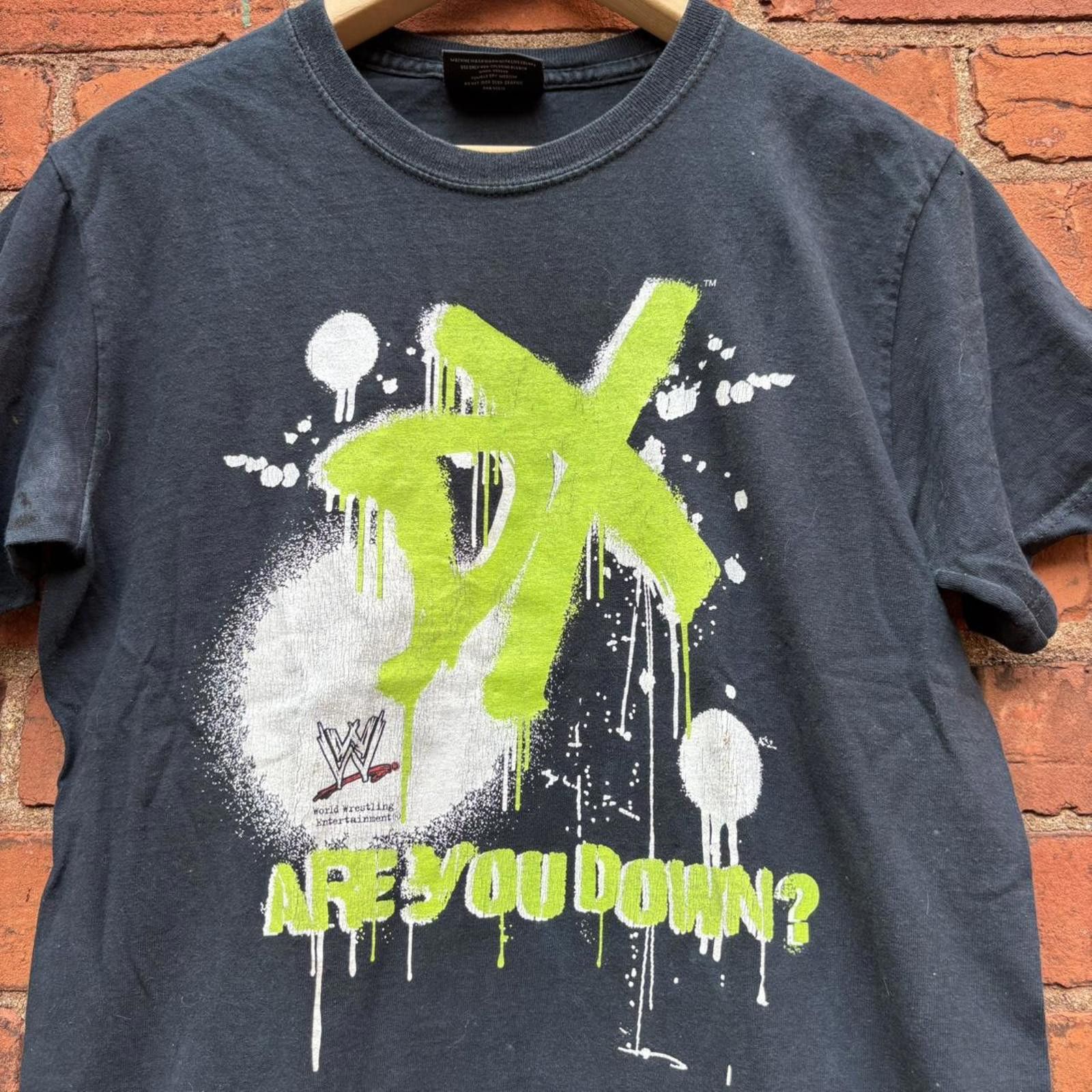 Steve And Barrys vintage d-generation x are you down? t shirt 00s S Size US S / EU 44-46 / 1 - 2 Thumbnail
