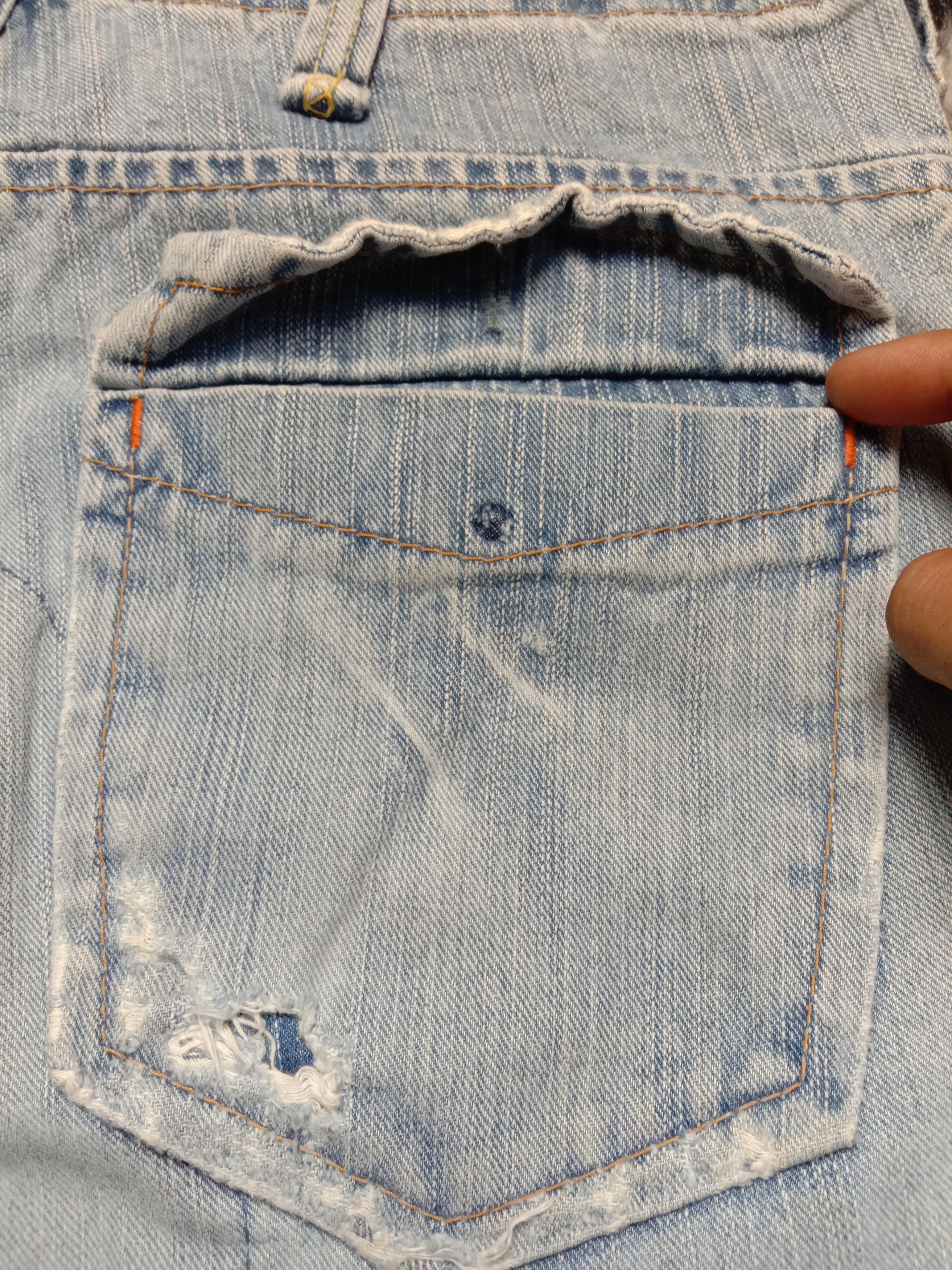 Edwin × Vintage Distressed Jean Edwin Bushpants Size US 30 / EU 46 - 22 Thumbnail