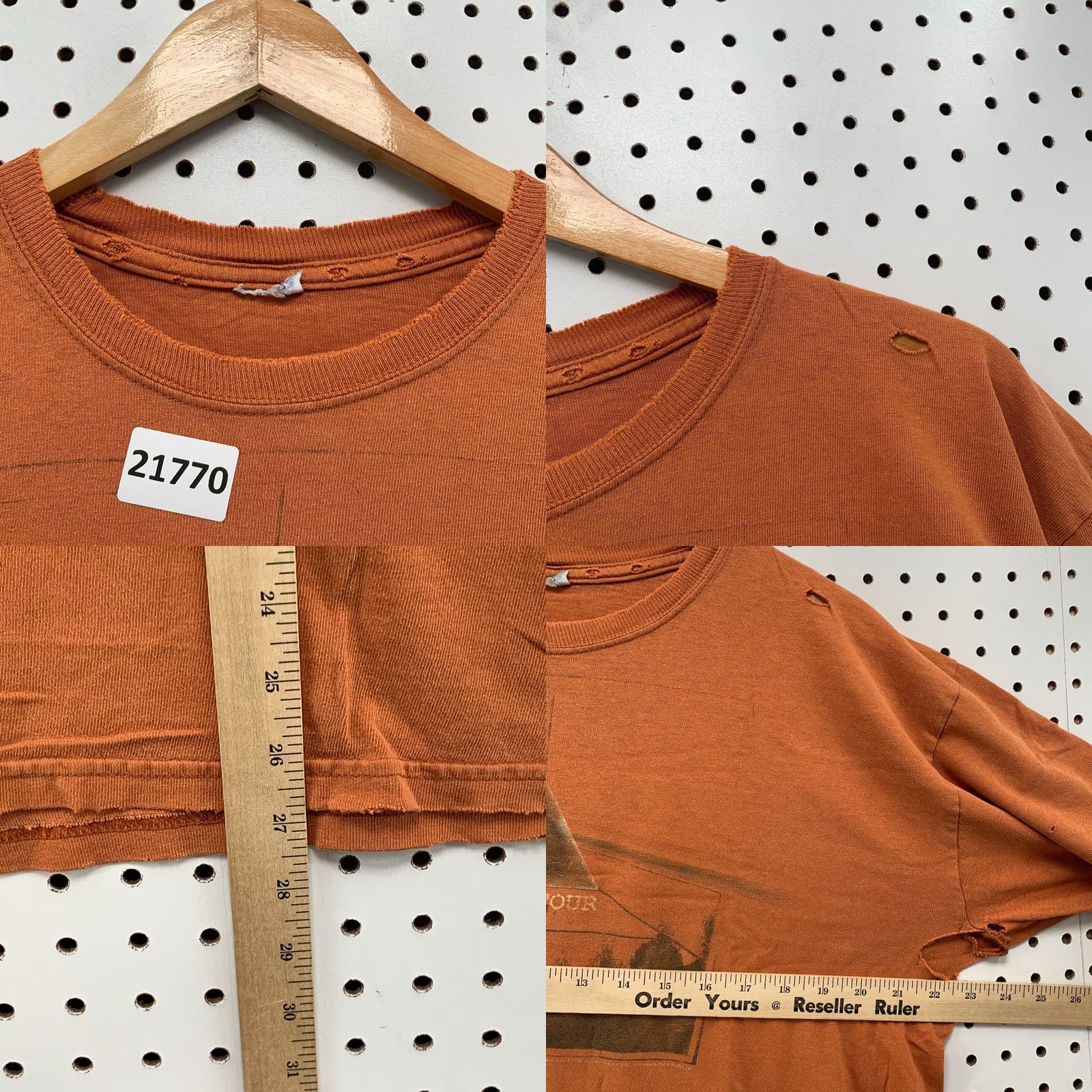 Vintage VINTAGE Pink Floyd Shirt Adult Medium Pink Darkside Of The Moon DIstressed 23x27 Mens Size US M / EU 48-50 / 2 - 9 Thumbnail