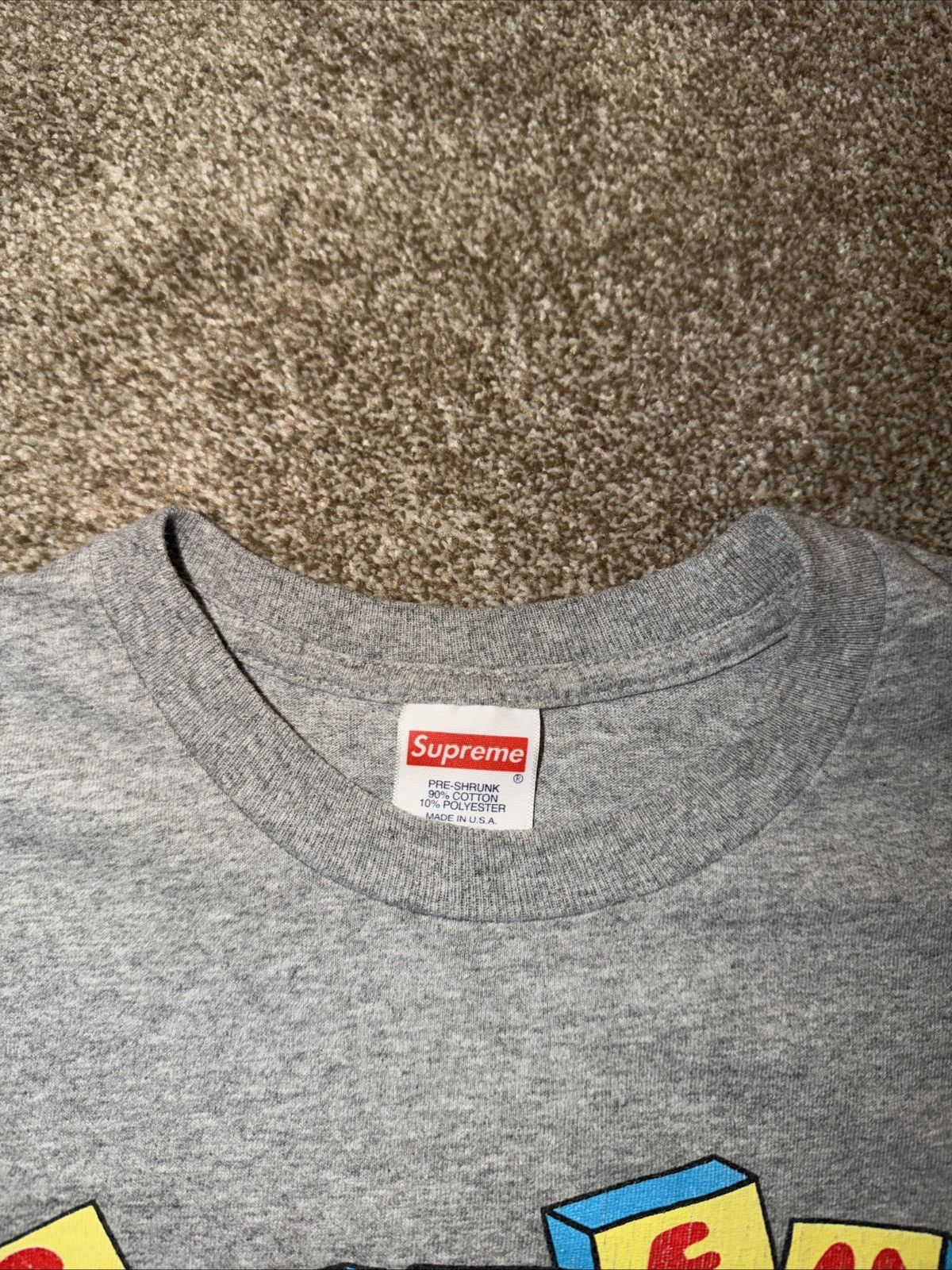 Supreme Supreme Dynamite Tee Shirt Heather Grey Size Medium Size US M / EU 48-50 / 2 - 6 Thumbnail