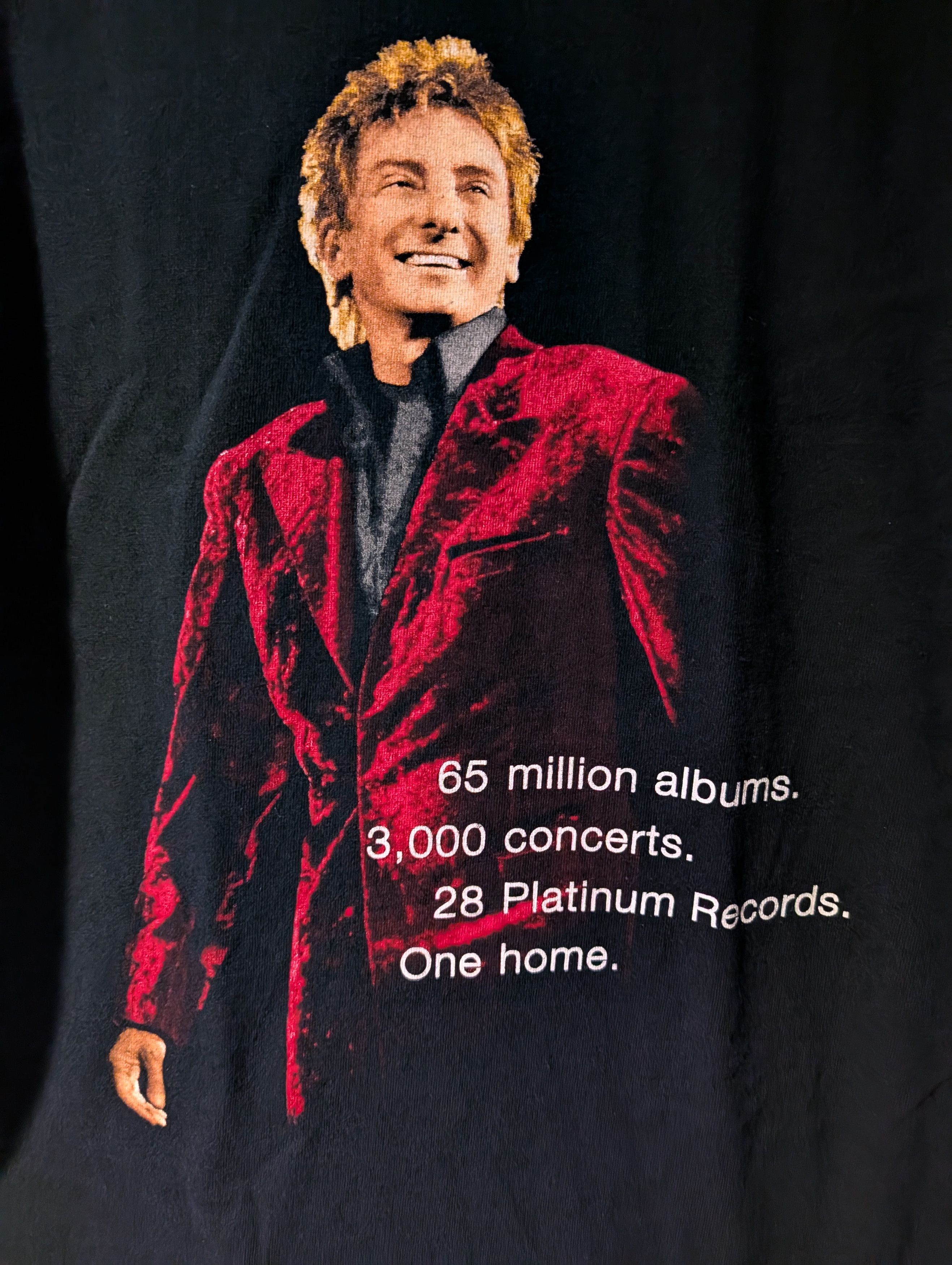 Band Tees Vintage Y2K Manilow Music and Passion Las Vegas T-Shirt Size US M / EU 48-50 / 2 - 2 Thumbnail