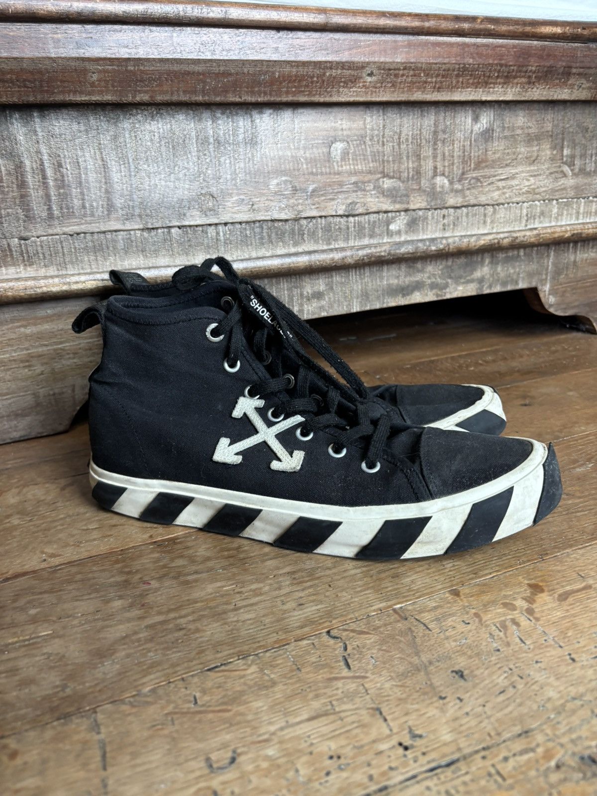 Off-White Off-White High Top Shoes Size US 13 / EU 46 - 1 Thumbnail