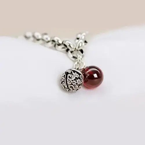 Other Red Stone Bead Hollow Bell bracelets Size ONE SIZE - 4 Thumbnail