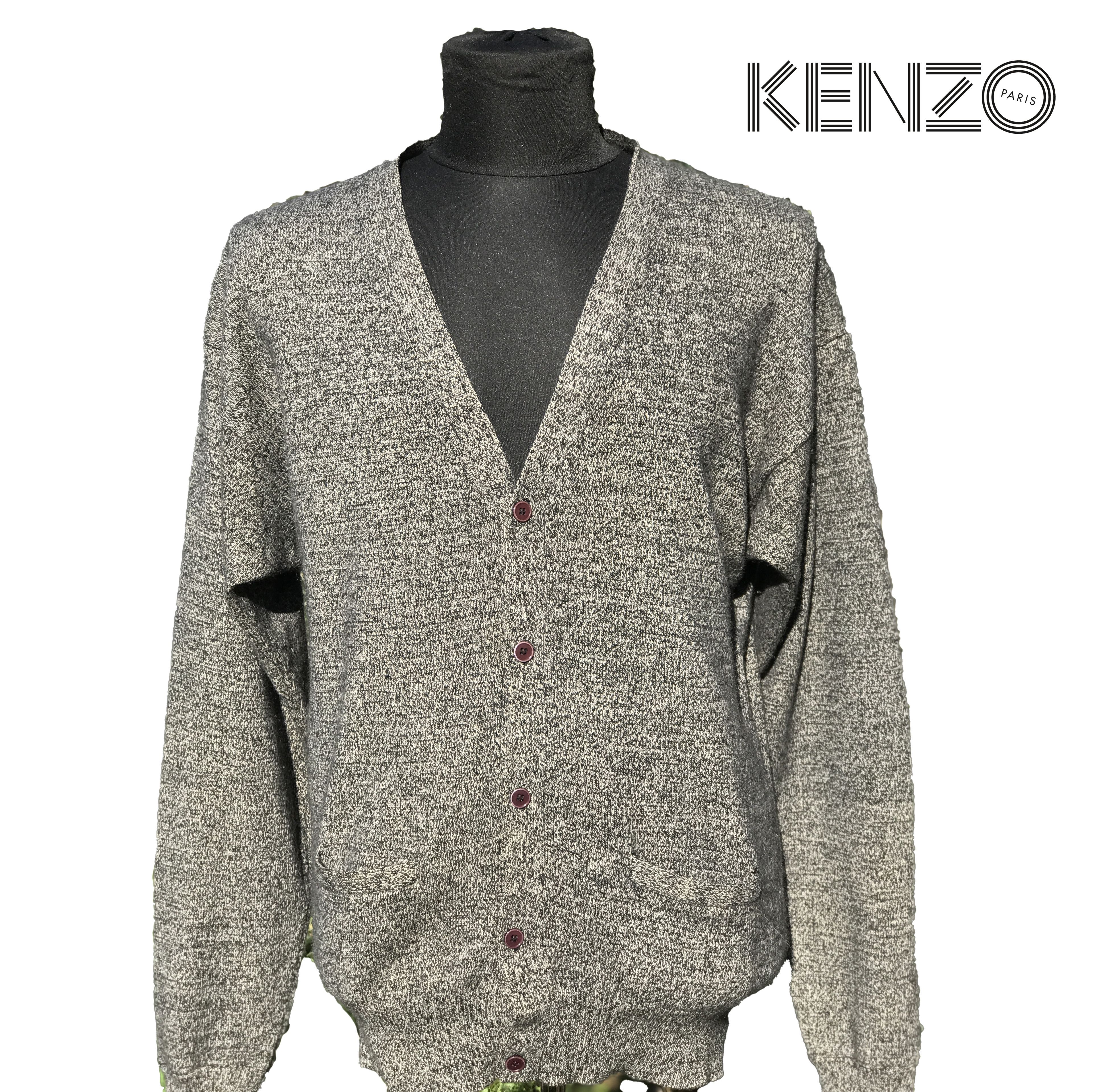Kenzo KENZO Paris Retro Cardigan Cashmere Sweater Cosby Size 4 L Size US XL / EU 56 / 4 - 15 Thumbnail