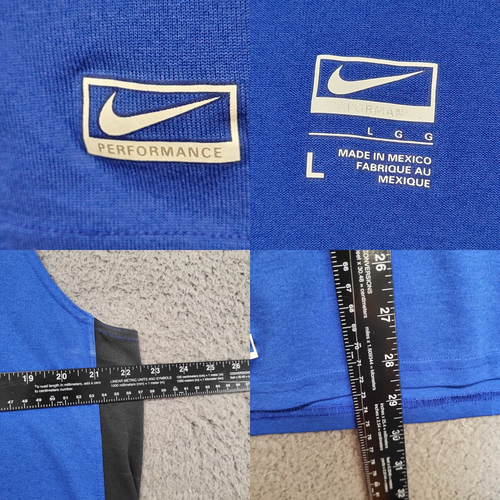 Nike Nike Shirt Mens Large Blue Sleeveless Dri-Fit Casual Outdoors Gym Workout Outdoor Cross Training Size US L / EU 52-54 / 3 - 8 Thumbnail
