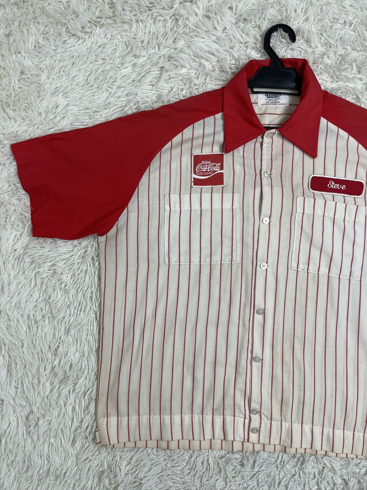 Vintage Vintage 60s70s Coca Cola Workers Shirt Button Up Size US M / EU 48-50 / 2 - 2 Thumbnail