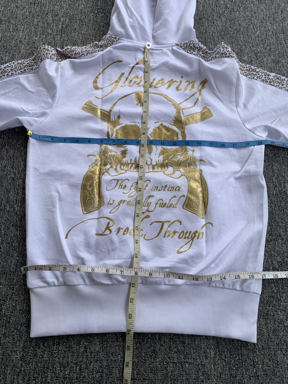 Japanese Brand Lamskin Crazy Skull Fighter Champions Hoodie Size US M / EU 48-50 / 2 - 11 Thumbnail
