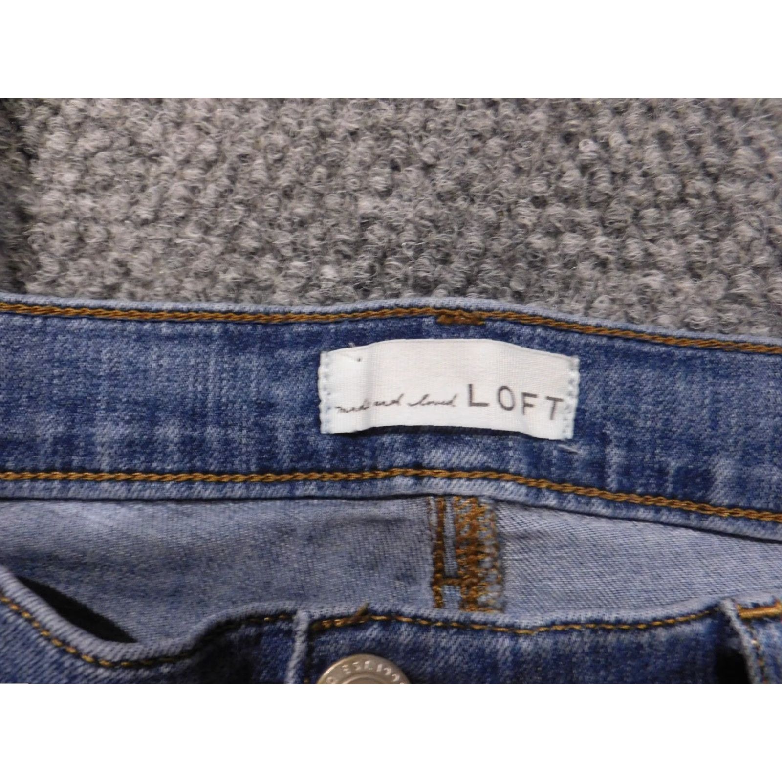 Loft **LOFT Skinny Denim Jeans 12 Women Blue** User: **LOFT Skinny Denim 12 Women's Blue Jeans** Size 34" / US 12 / IT 48 - 3 Thumbnail