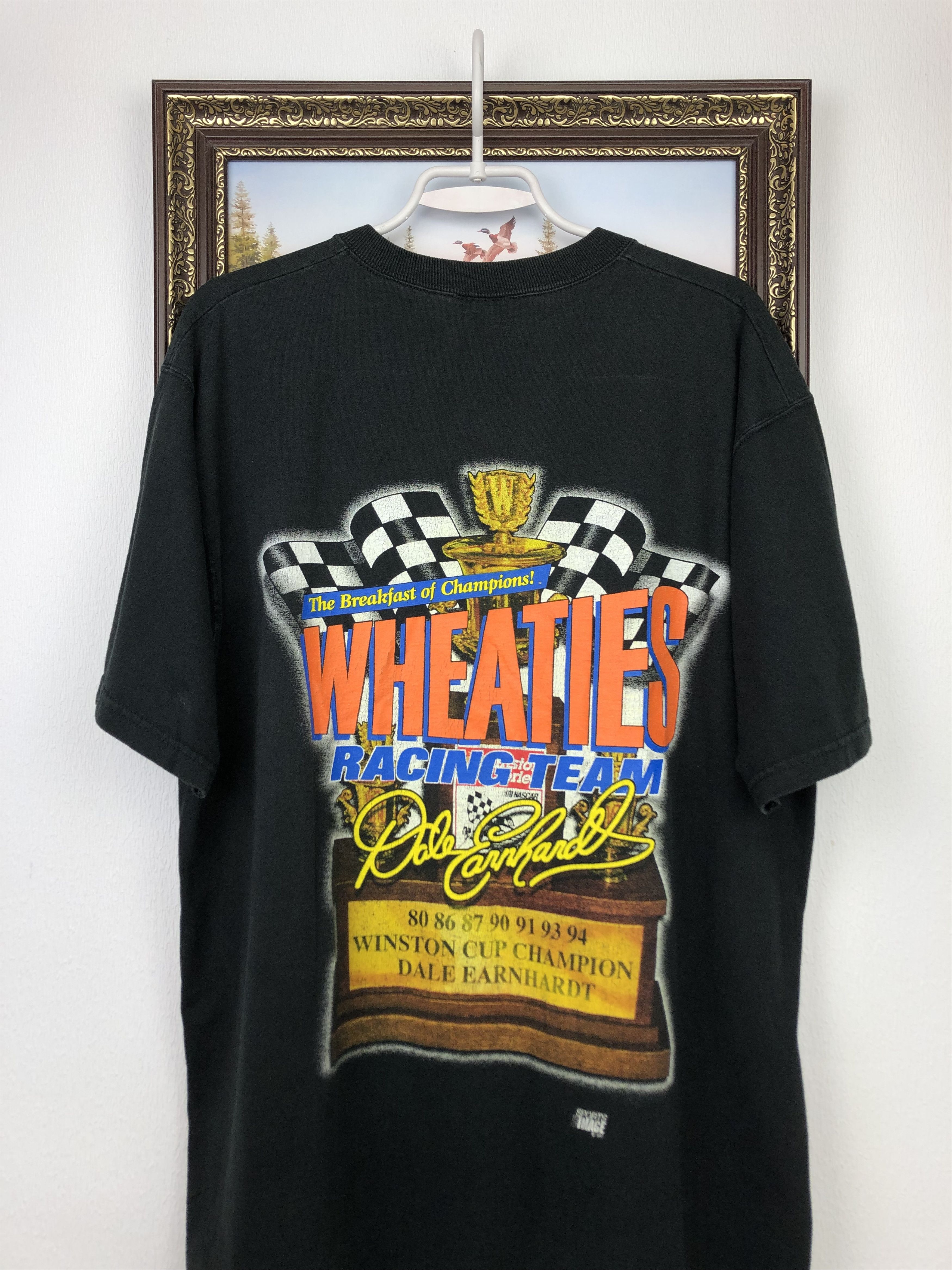 NASCAR × Vintage Vintage 90's Dale Earnhardt Shirt Nascar Racing Jersey Tee Size US XL / EU 56 / 4 - 9 Thumbnail