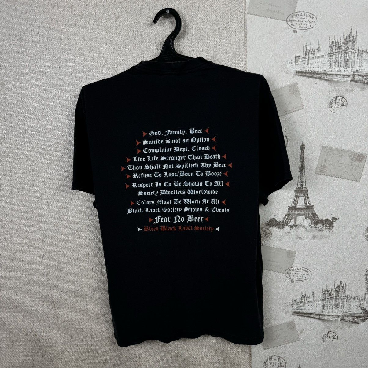 Band Tees × Vintage Vintage Black Label Society T shirt Black L Rock Band Size US L / EU 52-54 / 3 - 2 Thumbnail