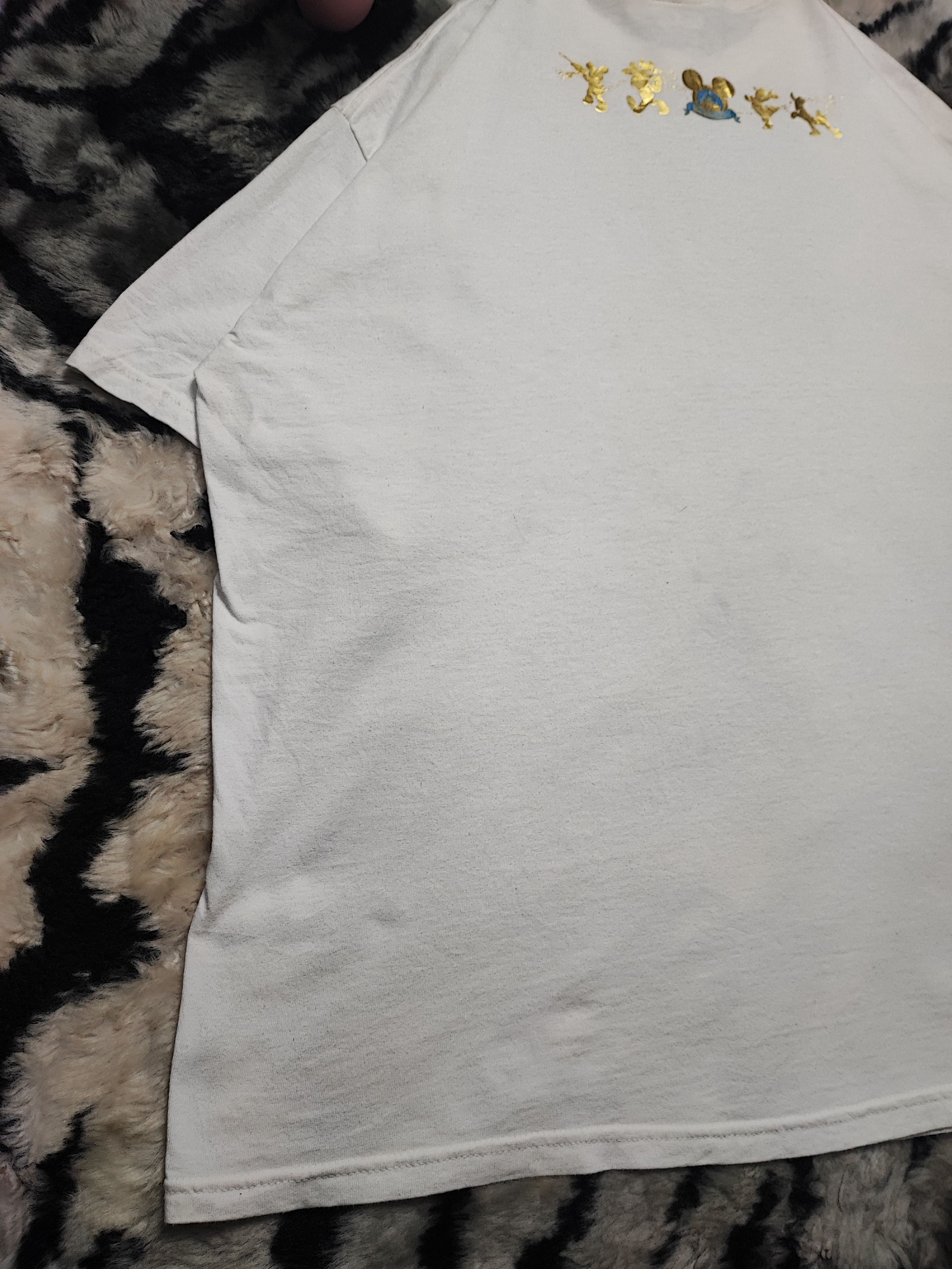 Disney Vintage Hollywood Mickey White Tshirt Full Character Size US XXL / EU 58 / 5 - 15 Thumbnail