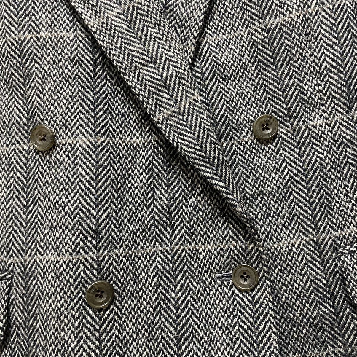 Burberry Vintage BURBERRYS England Harringbone Wool Jacket Size 42L - 4 Thumbnail