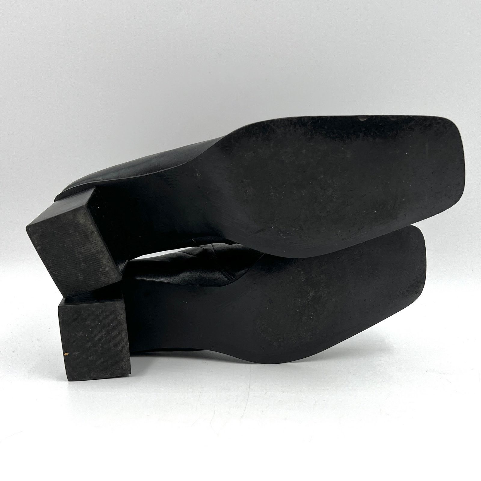 Nine West Vintage 90s Nine West Leather Pump Block Heel Square Toe Size US 8.5 / IT 38.5 - 6 Thumbnail