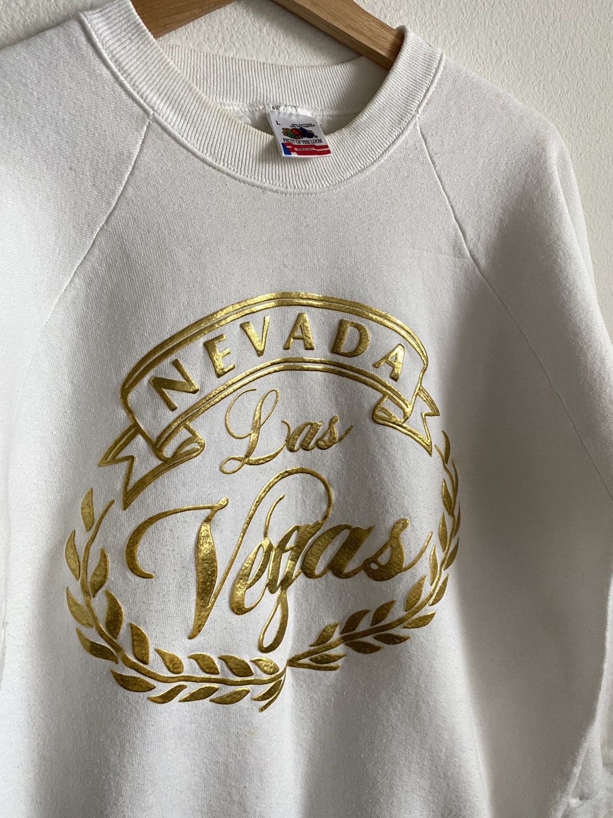 Vintage Vintage 90s Las Vegas Crewneck Sweatshirt Size US L / EU 52-54 / 3 - 3 Thumbnail