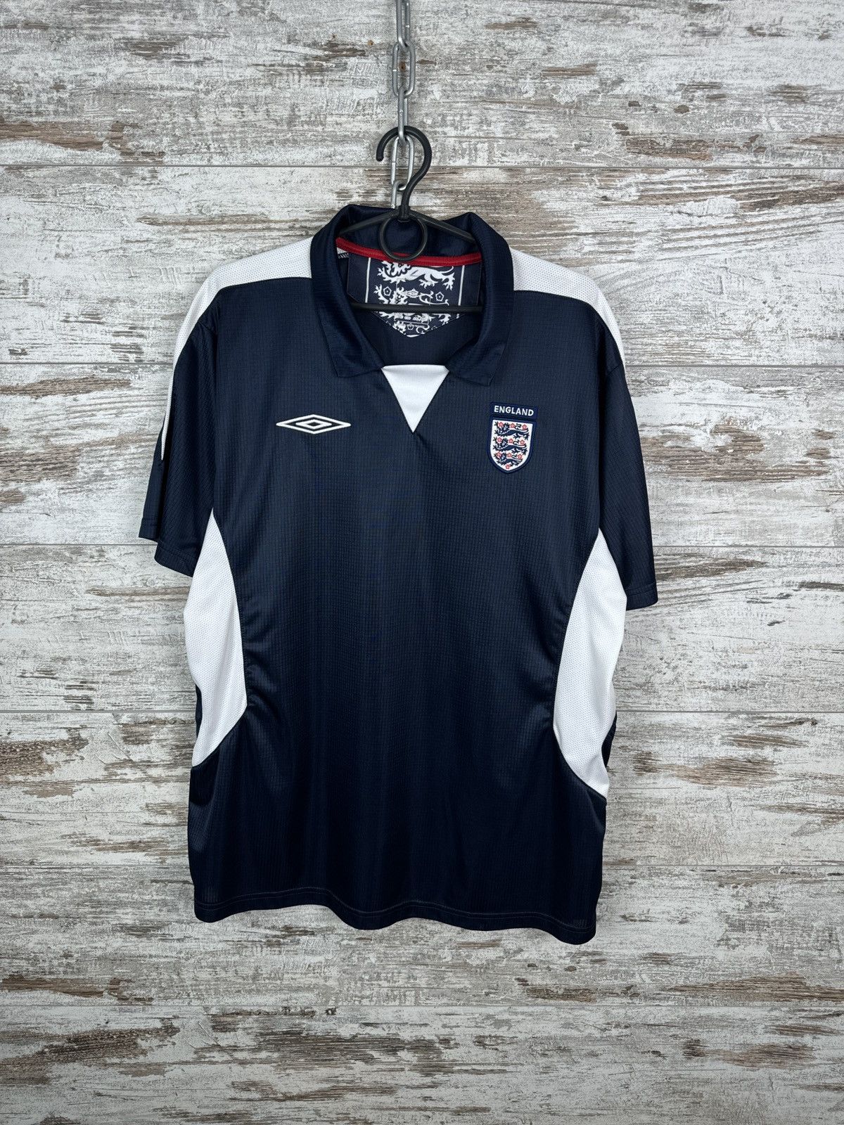 Umbro Mens Vintage Umbro England National Team T-shirt jersey Size US L / EU 52-54 / 3 - 2 Thumbnail