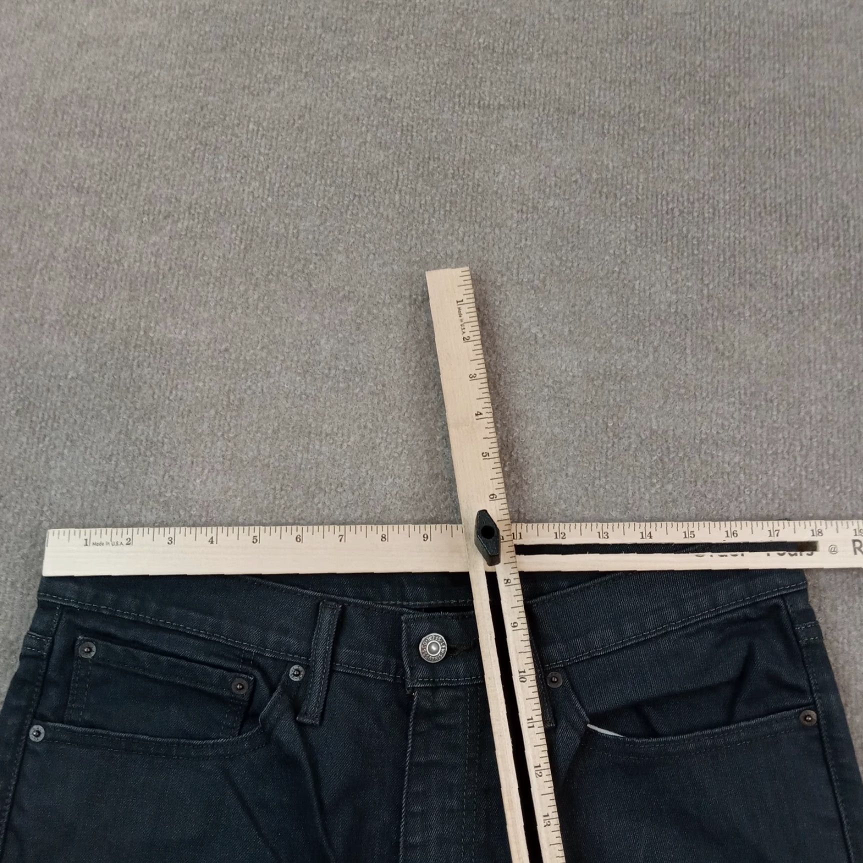 Levi's Levi's 541 Jeans Mens 34x30 Black Denim Stretch Casual Straight Leg Comfort Size US 34 / EU 50 - 4 Thumbnail