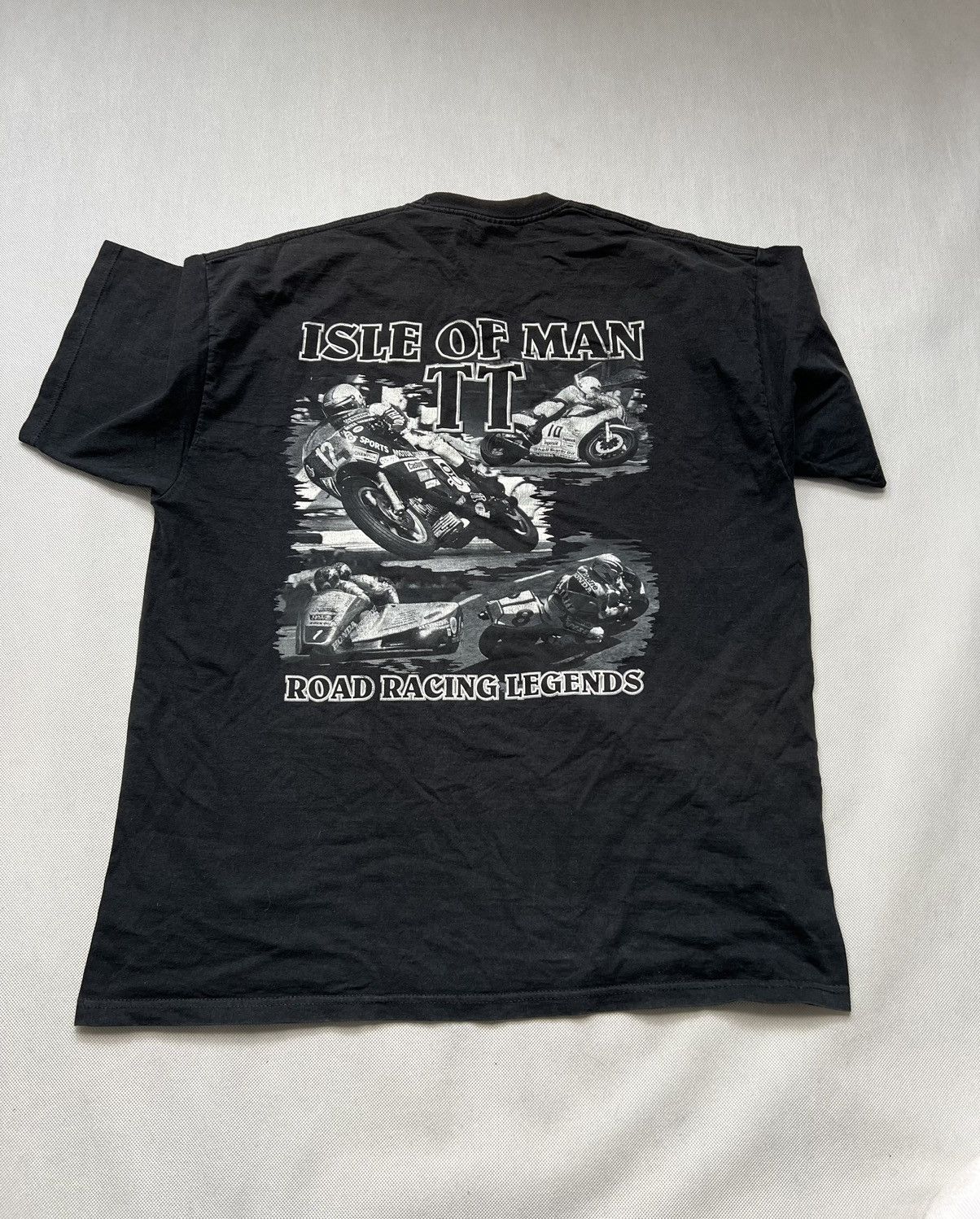 NASCAR × Vintage Tshirt Isle Of Man TT Road Racing Legends Vintage Size US XL / EU 56 / 4 - 4 Thumbnail