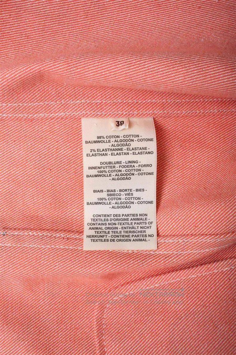 Hermes Hermes Pink Buckle Denim Short Jacket Size XS / US 0-2 / IT 36-38 - 6 Thumbnail