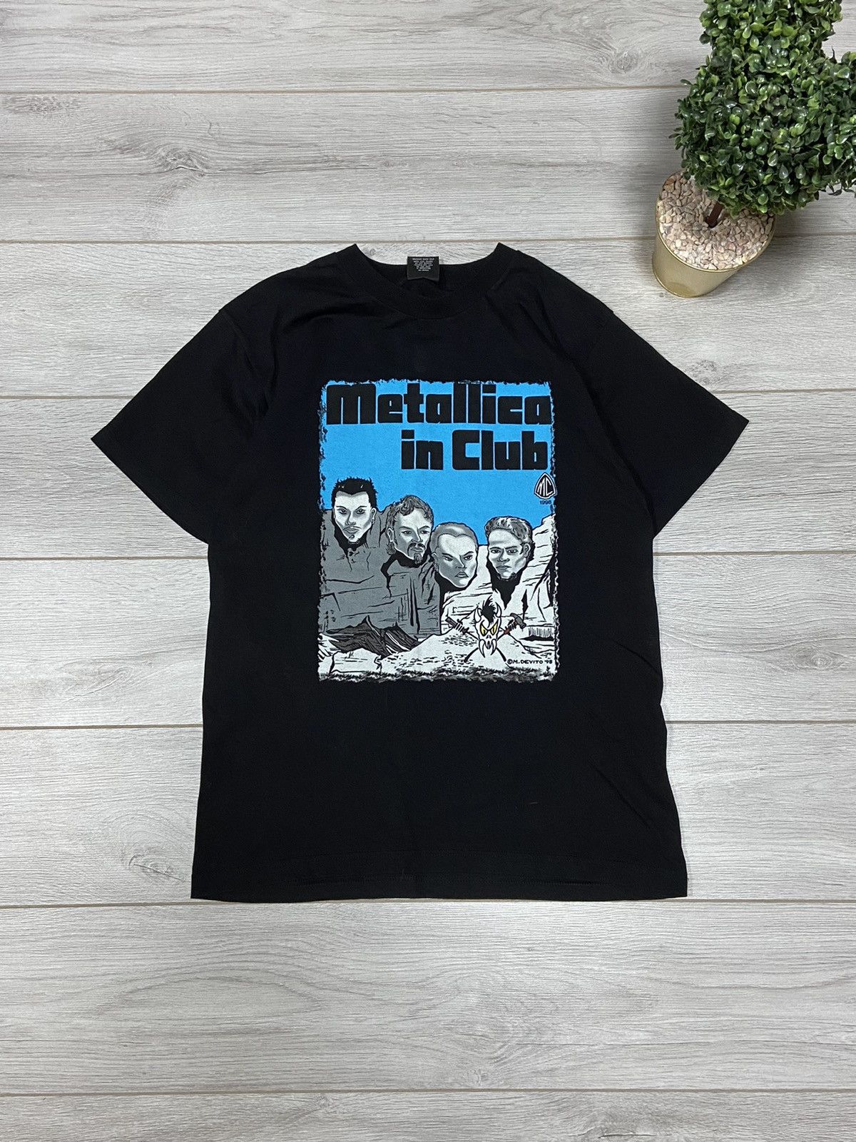 Metallica Metallica the club Harley Davidson 1998 vintage t-shirt Size US L / EU 52-54 / 3 - 1 Thumbnail