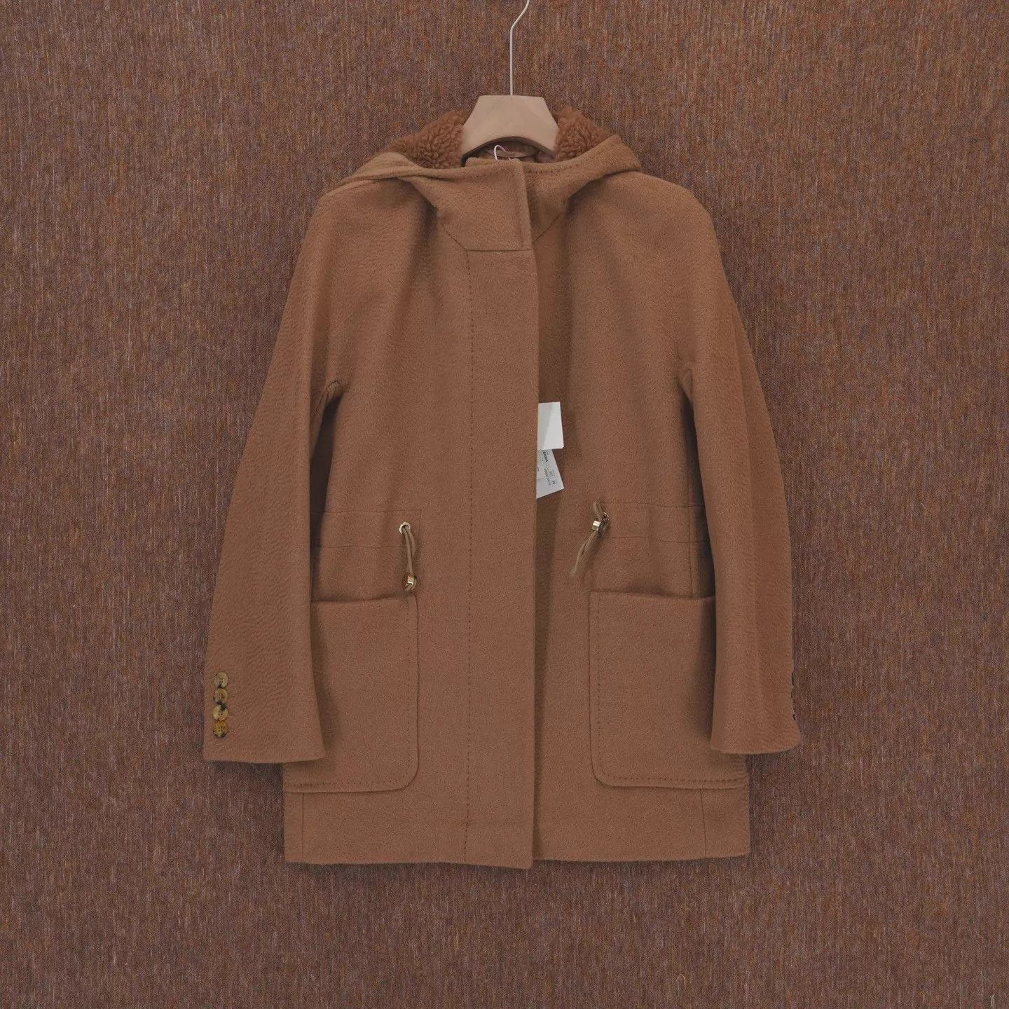 Max Mara MaxMara GIUDA 25FW solid invisible zipper coat 38 women's Size XS / US 0-2 / IT 36-38 - 1 Thumbnail