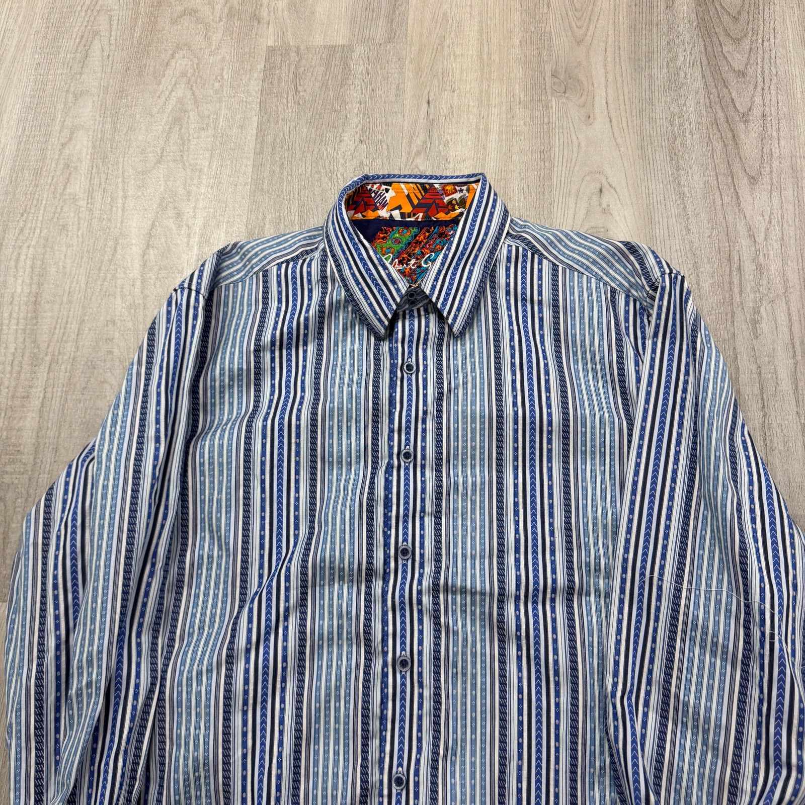 Robert Graham Robert Graham Flip Cuff Button Shirt Men's Extra Large Size US XL / EU 56 / 4 - 2 Thumbnail