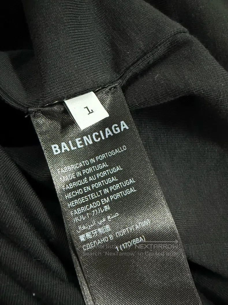 Balenciaga Balenciaga Striped multicolor round neck short sleeve t-sh Size US S / EU 44-46 / 1 - 5 Thumbnail