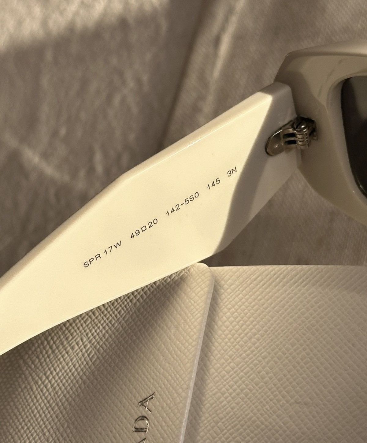 Prada PRADA Raf Simons 2024 Runway Symbole White Sunglasses SPR17W Size ONE SIZE - 6 Thumbnail