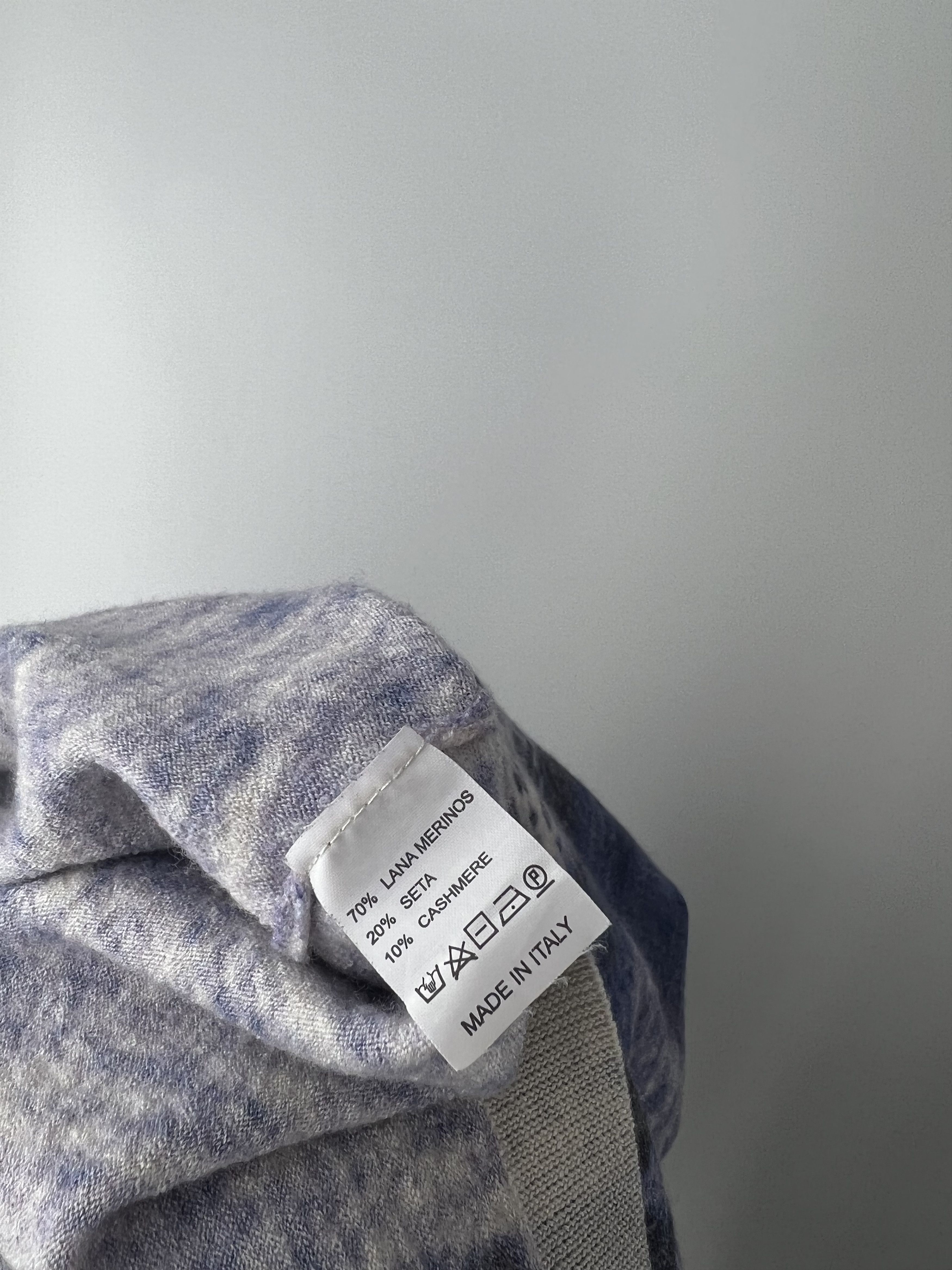 Area Blue Area Pullover Merino Wool/Silk/Cashmere Size M Size M / US 6-8 / IT 42-44 - 5 Thumbnail
