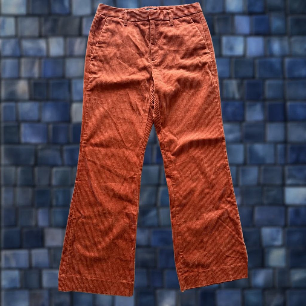 Banana Republic Banana Republic High Rise Corduroy Bootcut Pants Womens 8 Orange Regular 32x31 Jeans Size 30" / US 8 / IT 44 - 1 Thumbnail