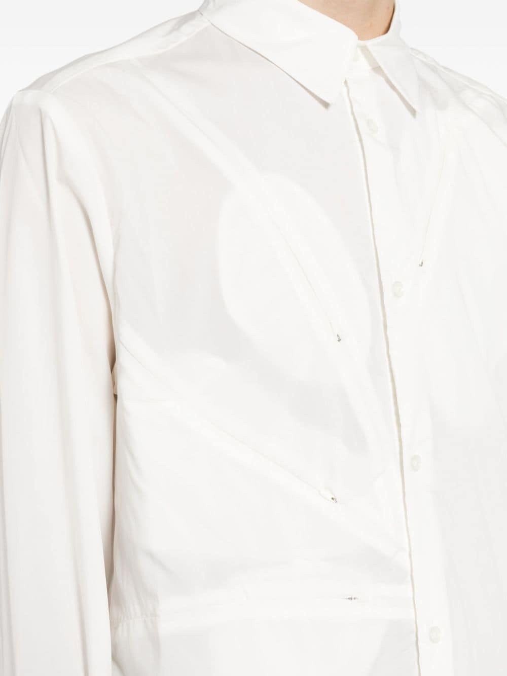POST ARCHIVE FACTION (PAF) o1mle1124 Button Up Shirt in White Size US M / EU 48-50 / 2 - 5 Thumbnail