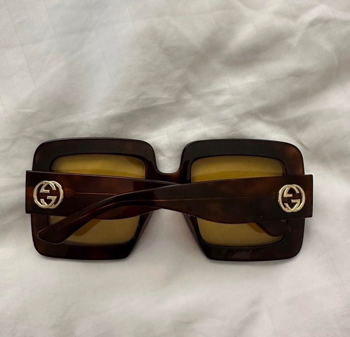 Gucci GUCCI GGO783S 002 tortoise shell square sunglasses Size ONE SIZE - 2 Thumbnail