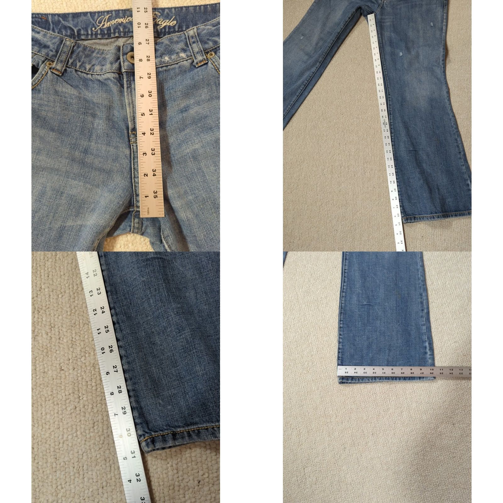 American Eagle Outfitters VINTAGE American Eagle Favorite Boyfriend Jeans Size 34" / US 12 / IT 48 - 9 Thumbnail