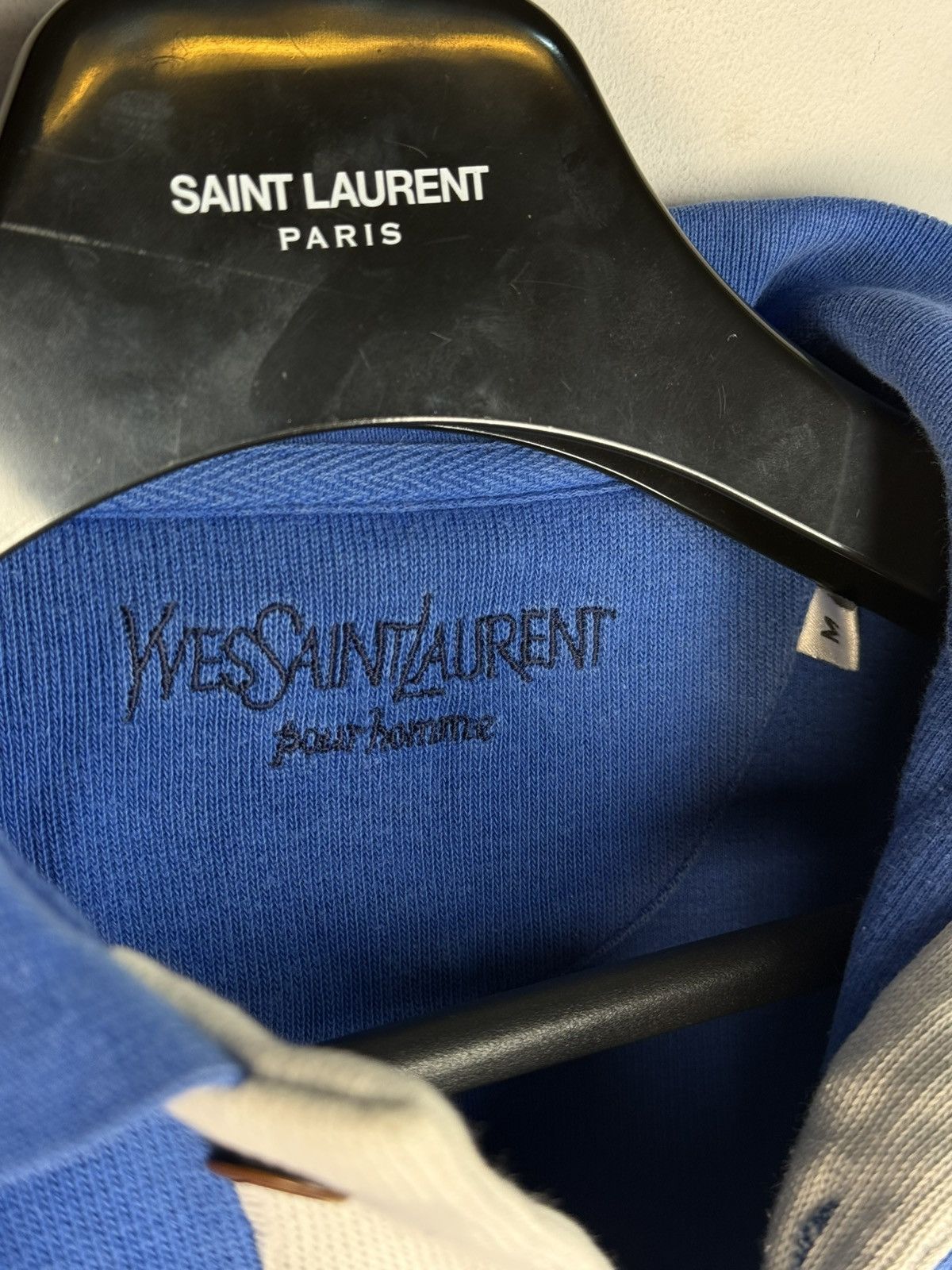 Yves Saint Laurent 90s YSL Sweatshirt 1/4 Quarter Zip y2k Sweater Old Money Size US M / EU 48-50 / 2 - 6 Thumbnail