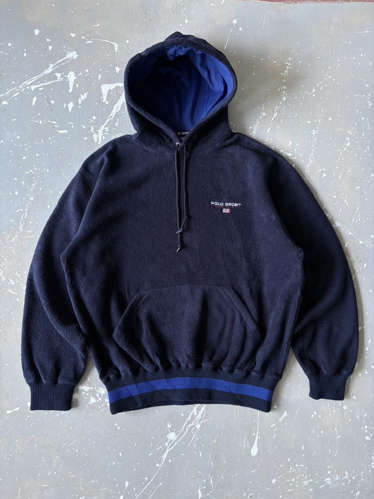 Polo Ralph Lauren Vintage Polo Sport Ralph Lauren Fleece Hoodie Sweatshirt Size US M / EU 48-50 / 2 - 1 Thumbnail