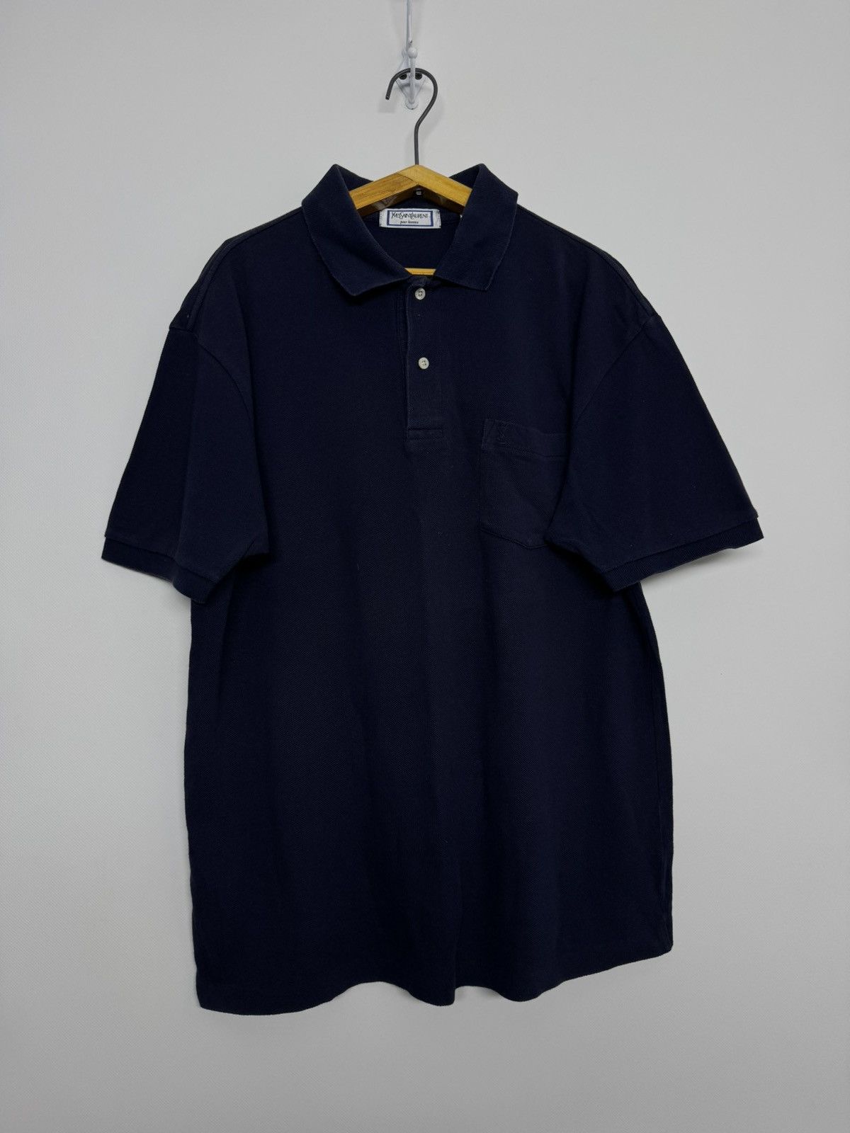 Vintage × Yves Saint Laurent Vintage YSL Polo Shirt Tee Chemise de