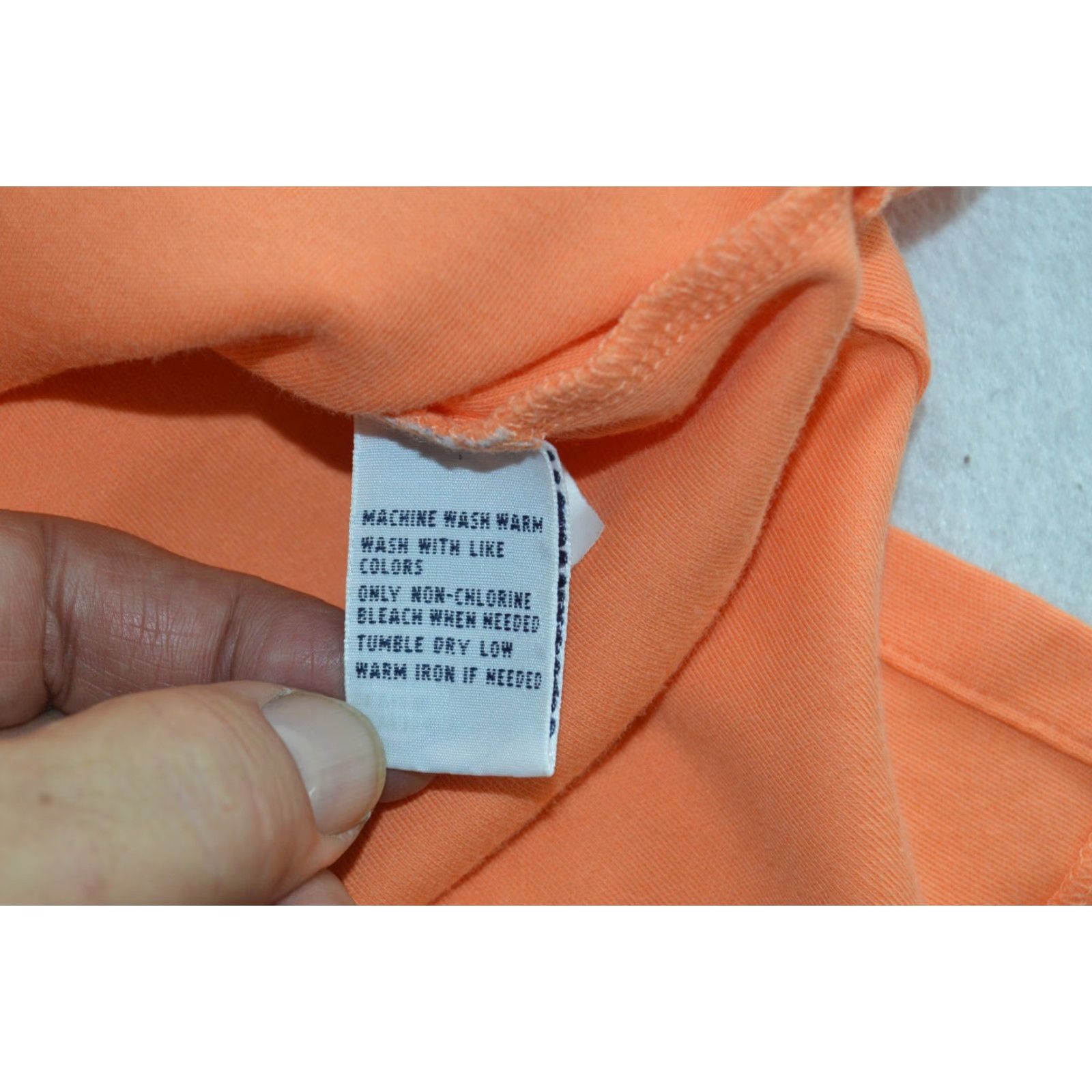 Ralph Lauren Ralph Lauren Polo Shirt Polo Mens M Orange Solid Pony Logo Short Sleeve Classic 100% Cotton Regular Fit Size US M / EU 48-50 / 2 - 5 Thumbnail