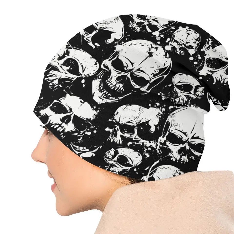 Japanese Brand × Vintage Bonnet Hats Grunge Skulls beanies Size ONE SIZE - 3 Thumbnail