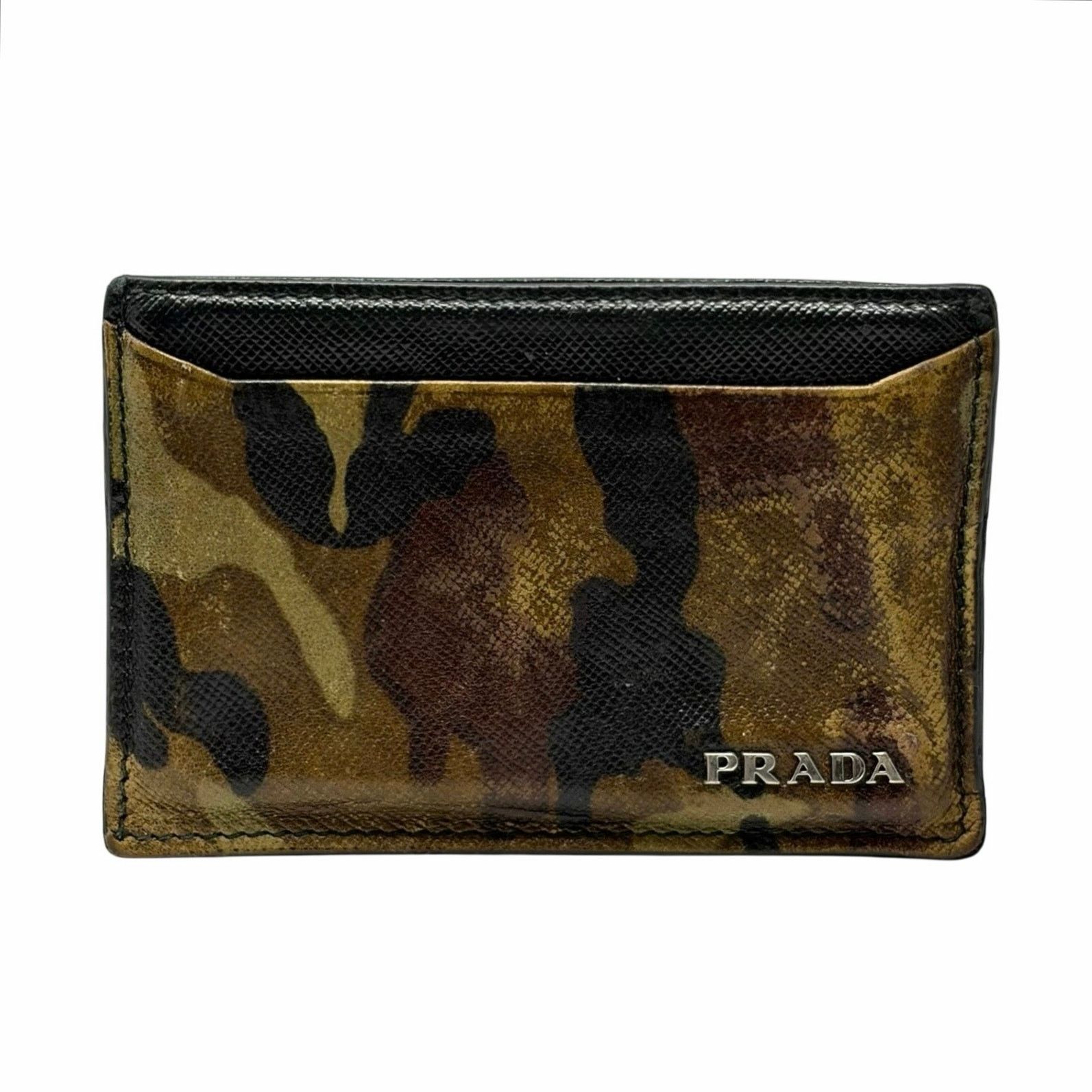 Prada Prada Camo Cardholder Wallet Size ONE SIZE - 1 Thumbnail