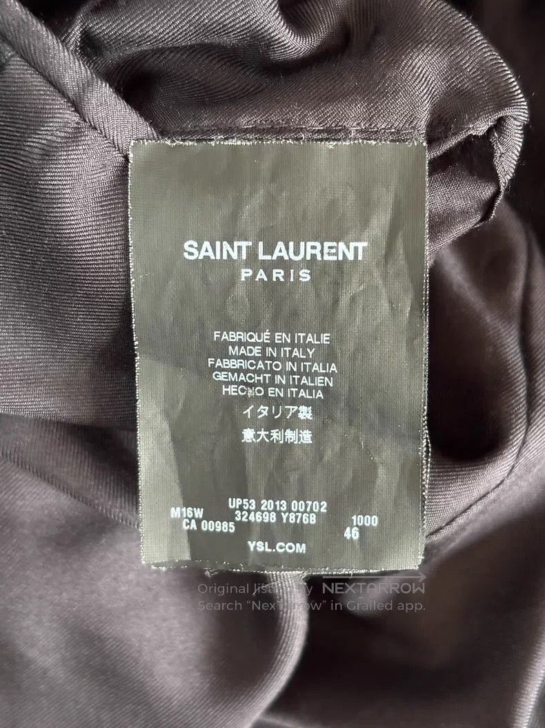 Saint Laurent Paris Saint Laurent Paris Autumn and Winter Wool Coat Size US S / EU 44-46 / 1 - 5 Thumbnail