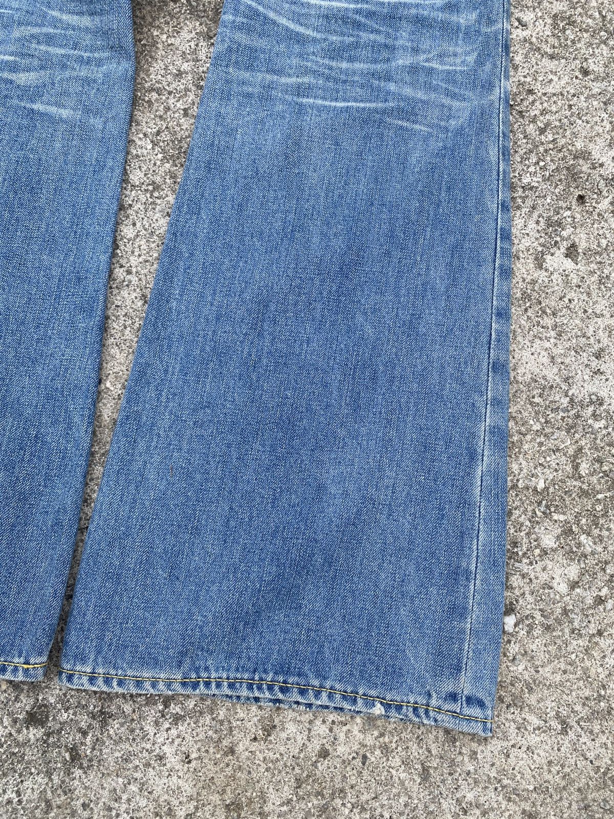 Japanese Brand × Tornado Mart Purple & Yellow Japan Patches Flare Jeans Size US 30 / EU 46 - 10 Thumbnail