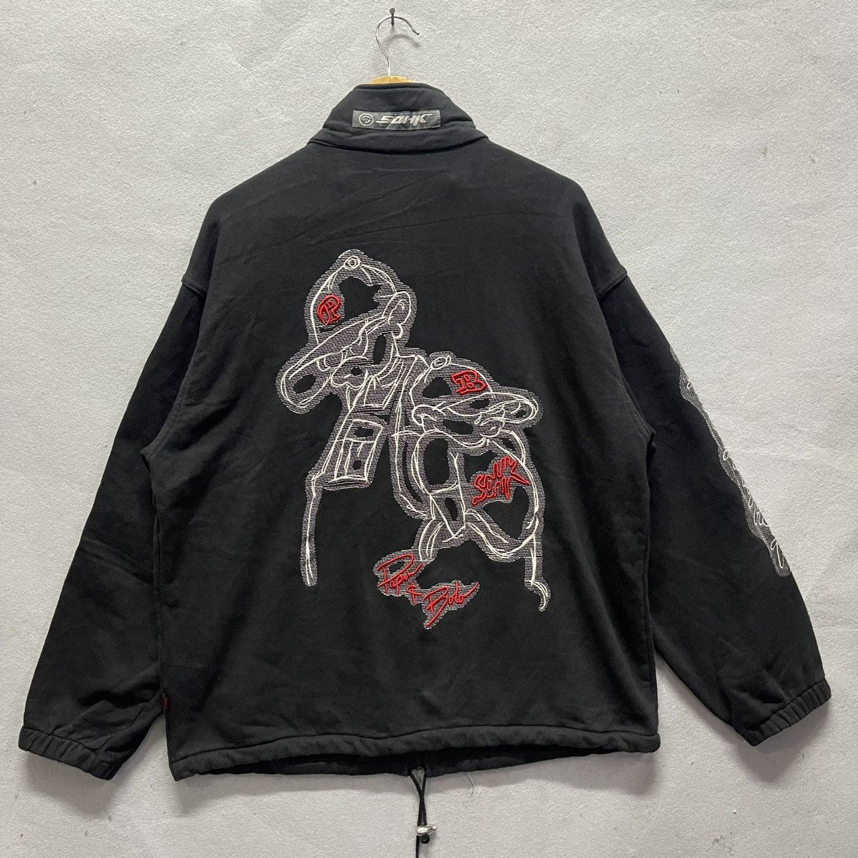 Vintage Vintage 1990s School of Hard Knocks Embroidered Jacket Size US XL / EU 56 / 4 - 1 Thumbnail