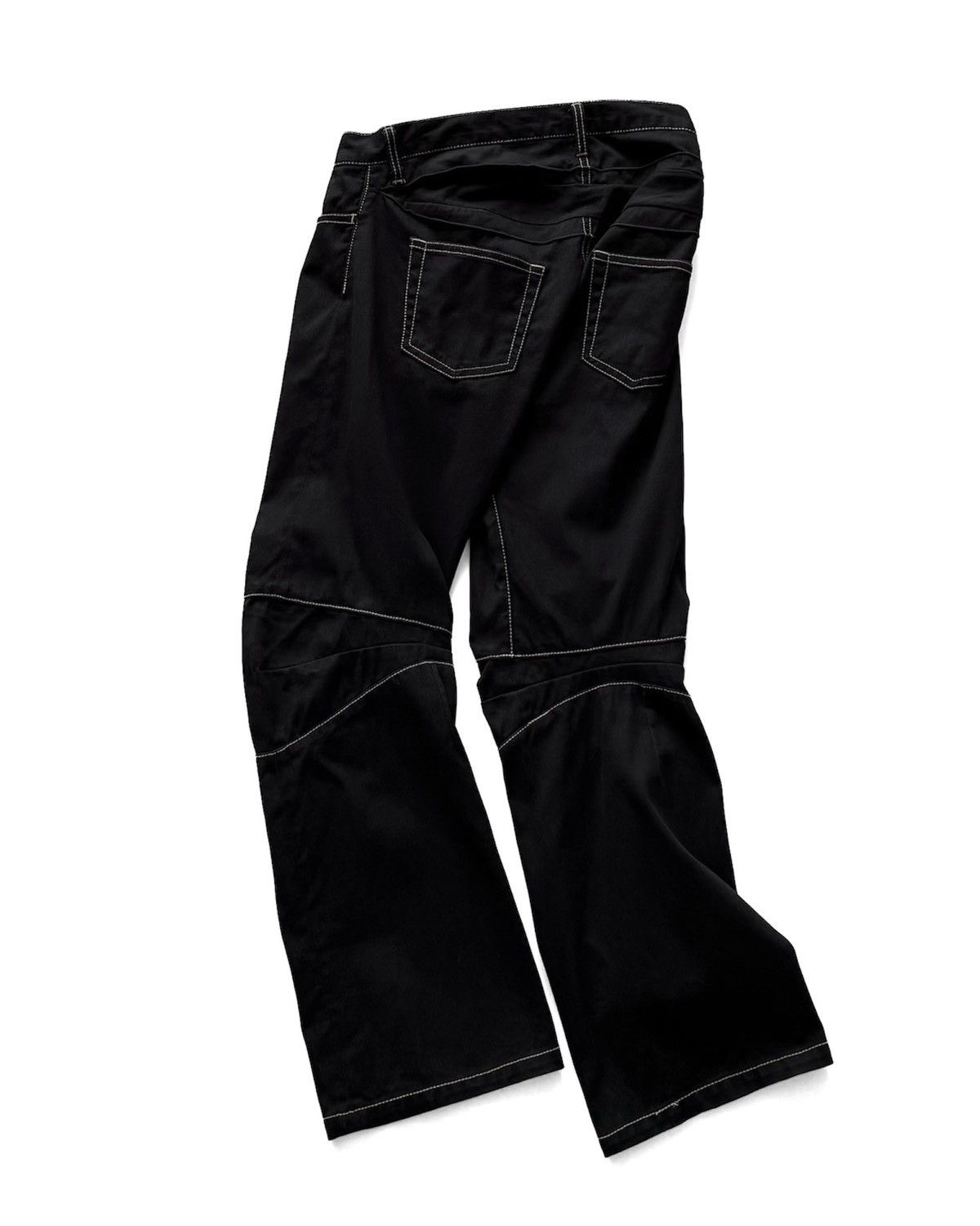 Junya Watanabe JUNYA WATANABE COMME des GARÇONS BLACK COTTON PANTS Size US 33 - 6 Thumbnail