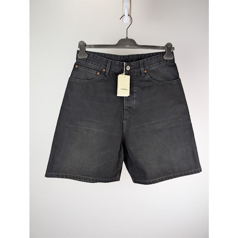 Vetements o1rshd1 Baggy Denim Shorts in Black Size US 30 / EU 46 - 1 Thumbnail