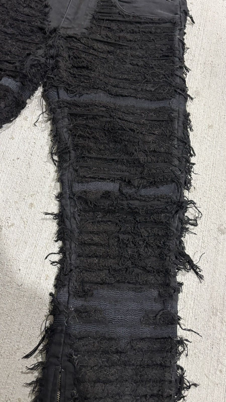 1017 ALYX 9SM × Blackmeans 1017 Alyx 9SM Blackmeans Shredded Distressed Denim Size US 34 / EU 50 - 6 Thumbnail