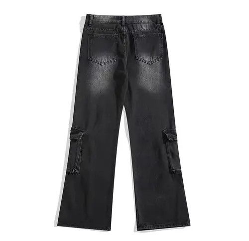VIBE Retro multi-pocket contrast work straight-leg jeans Size US 32 / EU 48 - 2 Thumbnail