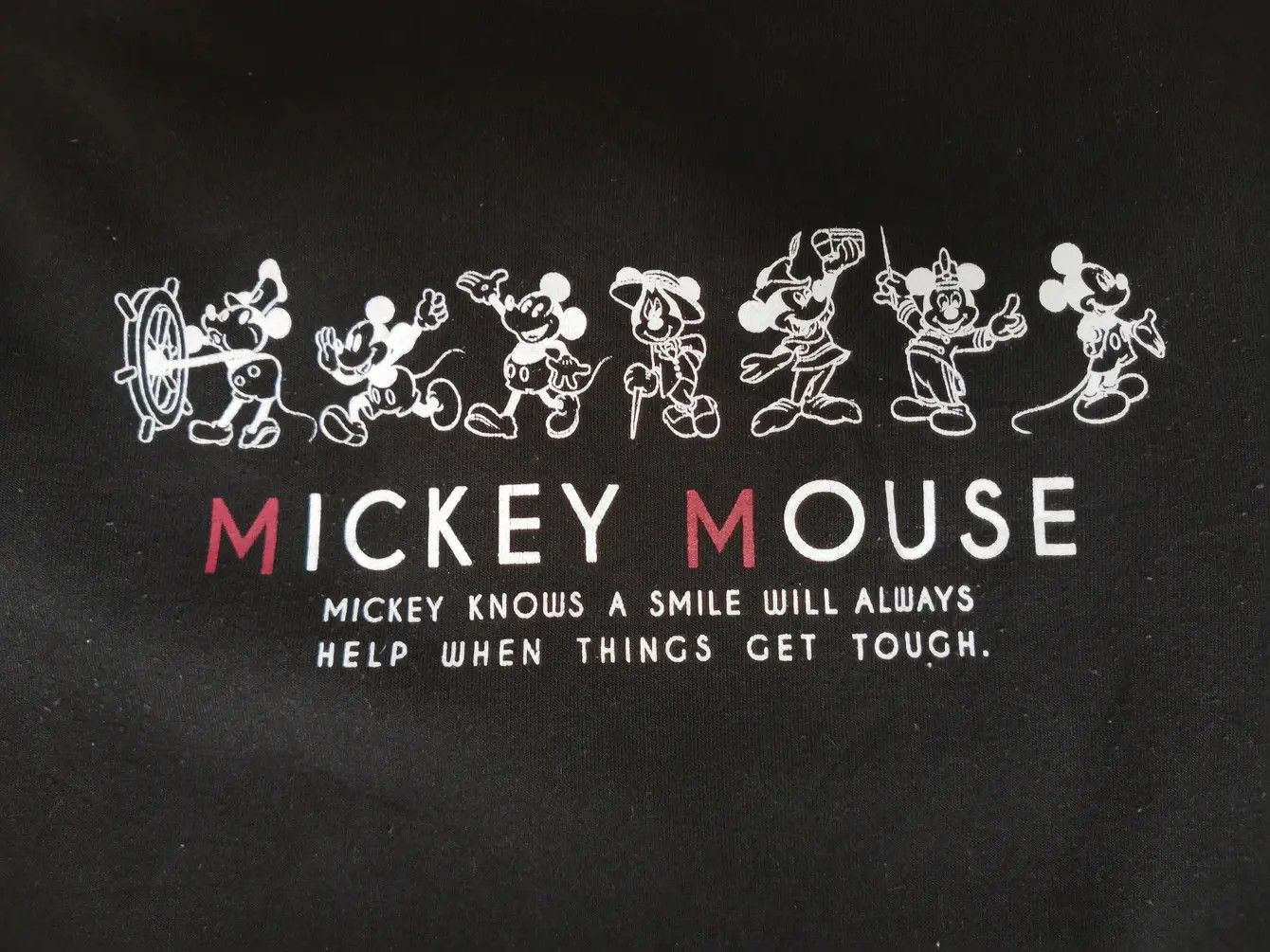 Mickey Mouse Vintage!!! Disney Mickey Mouse Big Logo Sweatshirt Size US L / EU 52-54 / 3 - 5 Thumbnail
