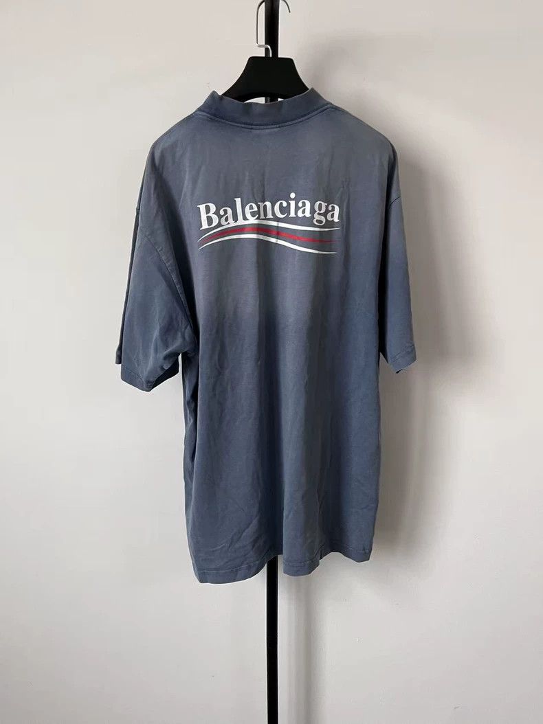Balenciaga Balenciaga Short-sleeved T-shirt with half-high collar and Size US S / EU 44-46 / 1 - 2 Thumbnail